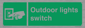 Outdoor lights switch